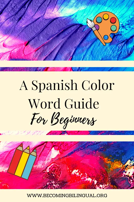 A Spanish Color Word Guide