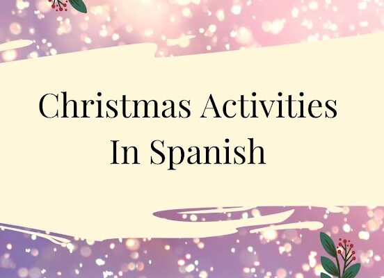 Christmas Activities In Spanish