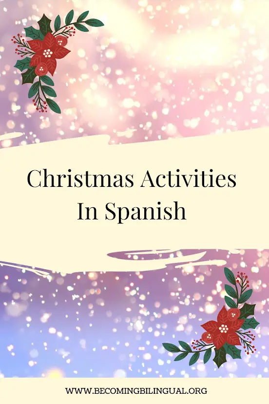 Christmas Activities In Spanish