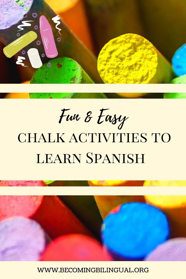 Fun And Easy Chalk Activities To Learn Spanish