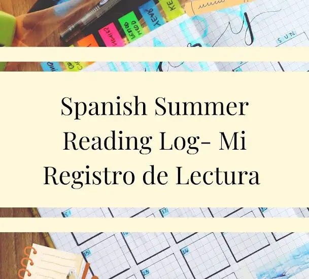 Spanish Summer Reading Log- Mi Registro de Lectura